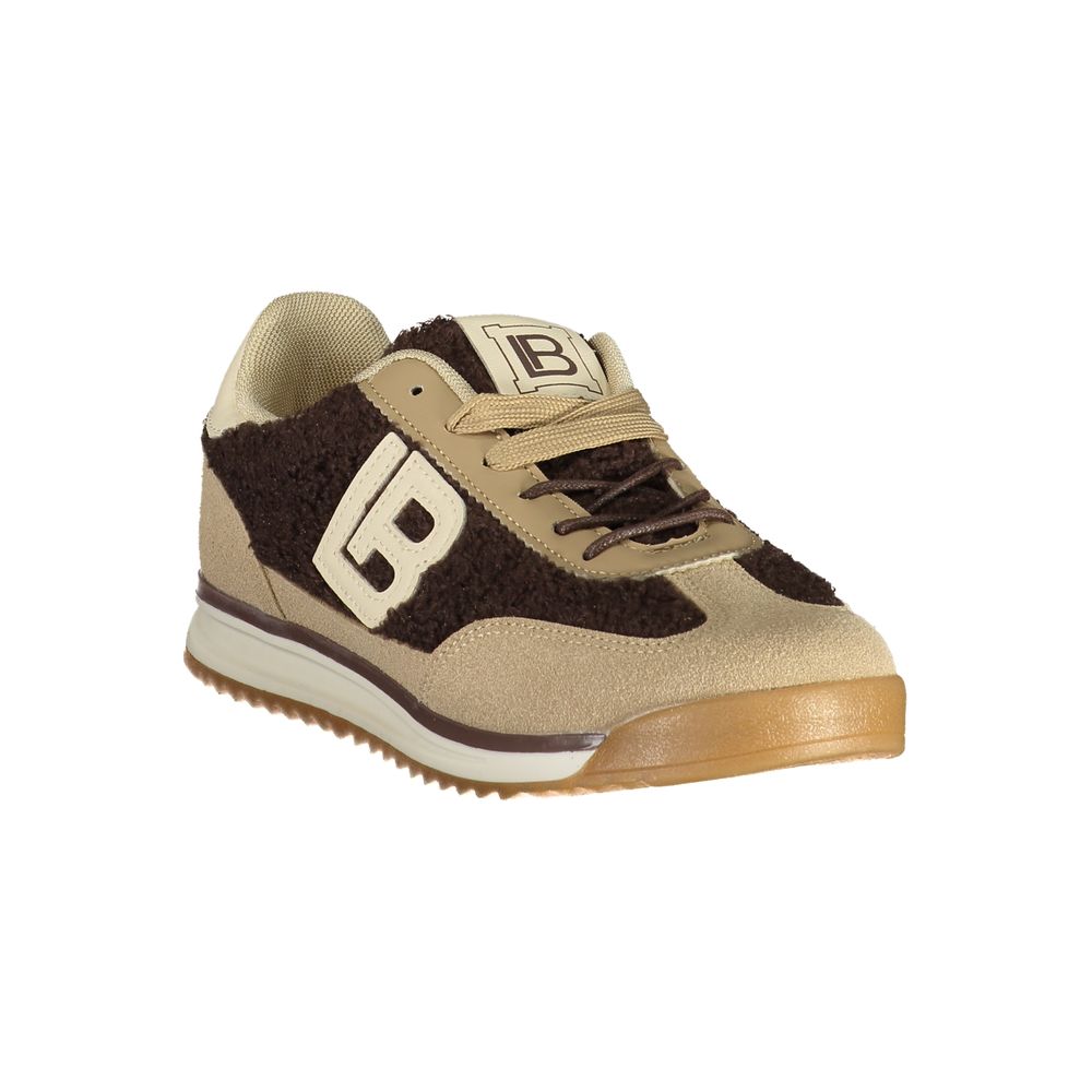 Brown Polyurethane Women's Sneaker