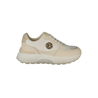 Beige Polyurethane Female Sneaker