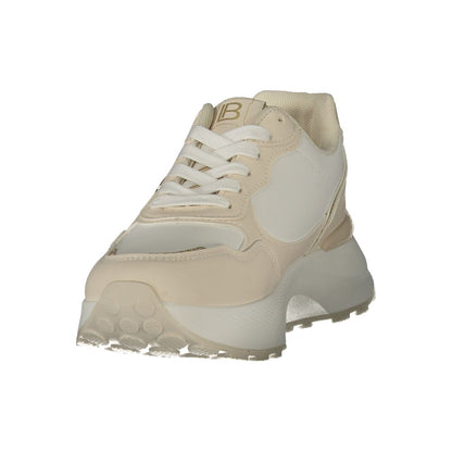 Beige Polyurethane Female Sneaker