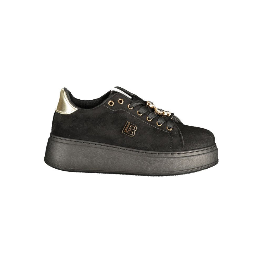 Nero Polyurethane Women's Sneaker