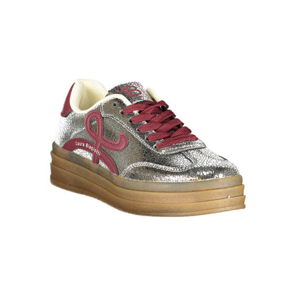 Argento Poliuretano Donna Sneaker