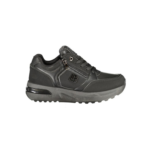 Nero Polyurethane Women's Sneaker