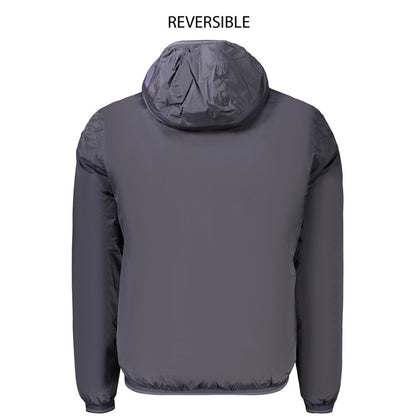 Blue Polyamide Men's Jacket