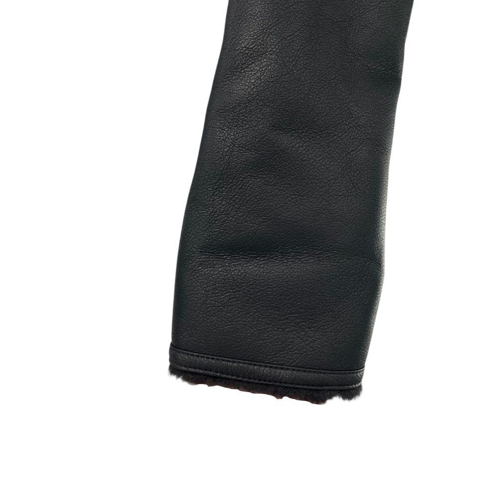 Black PU Women Jacket