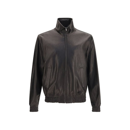 Black Lamb Ovis Aries Leather Jacket