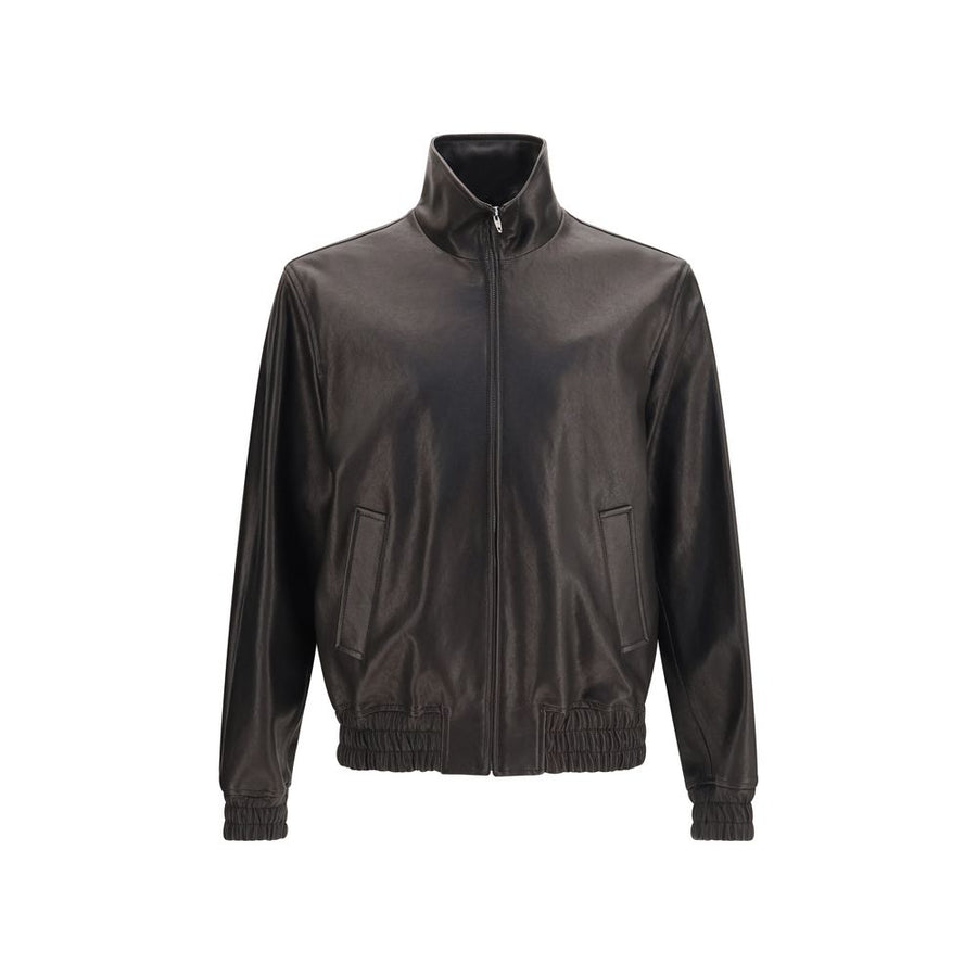 Black Lamb Ovis Aries Leather Jacket