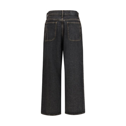 Black Cotton Jeans Denim