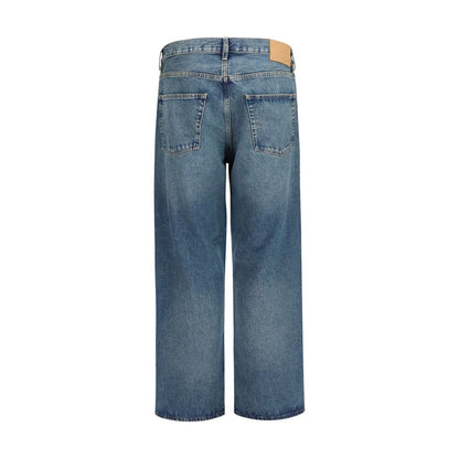 Blue Organic Cotton Relaxed Fit Jeans