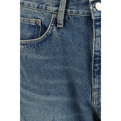 Blue Organic Cotton Relaxed Fit Jeans