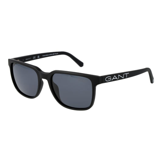 Black Stainless Steel Sunglasses