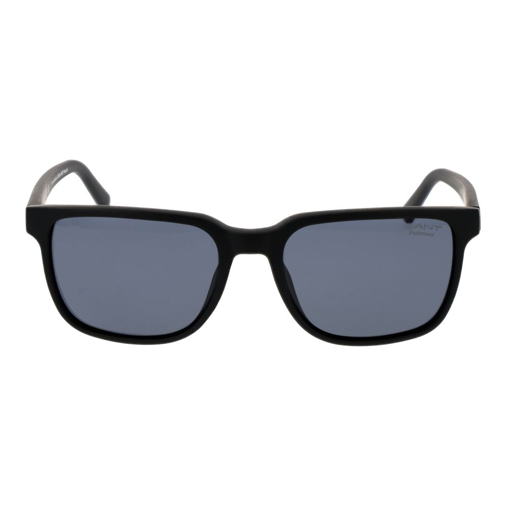 Black Stainless Steel Sunglasses