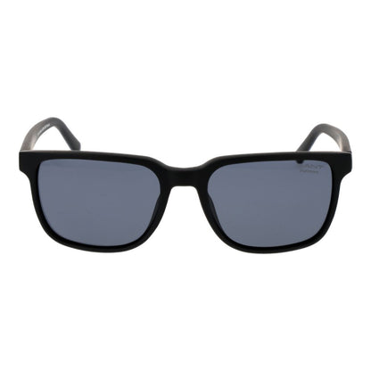 Black Stainless Steel Sunglasses