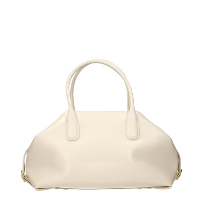 Beige Leather Handbag