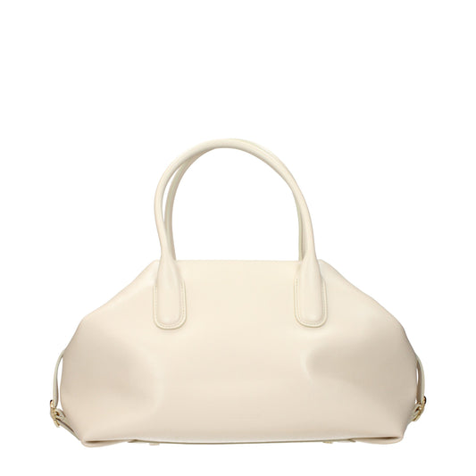 Beige Leather Handbag