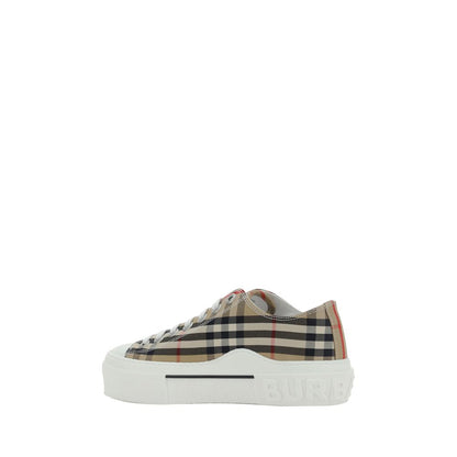 Brown Synthetic Low Top Sneakers