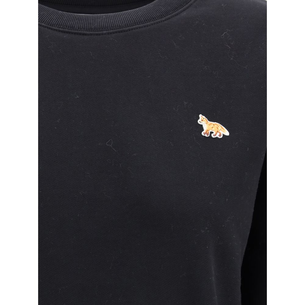 Black Cotton Sweatshirt