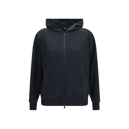 Black Cotton Sweatshirt