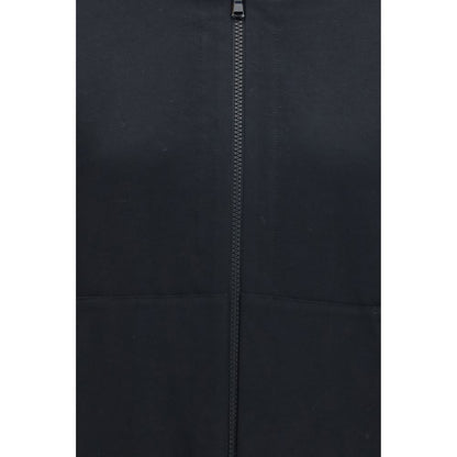 Black Cotton Sweatshirt