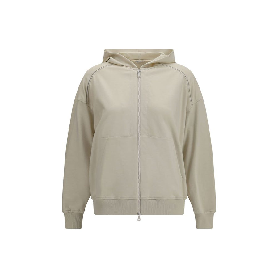 Beige Cotton Sweatshirt