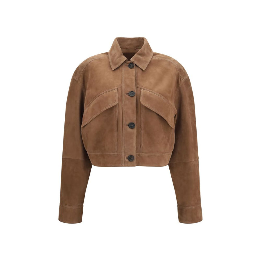 Brown Calf Leather Bos Taurus Leather Jacket