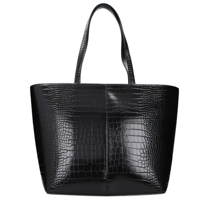 Black Polyethylene Shoulder Bag