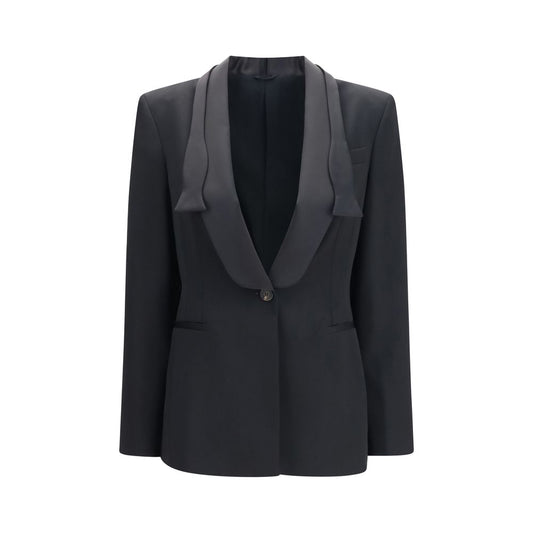 Black Wool Oves Aries Full-Length Jacket