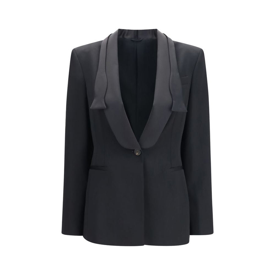 Black Wool Oves Aries Full-Length Jacket