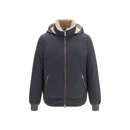Gray Wool Oves Aries Shell Jacket