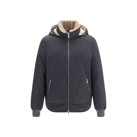 Gray Wool Oves Aries Shell Jacket
