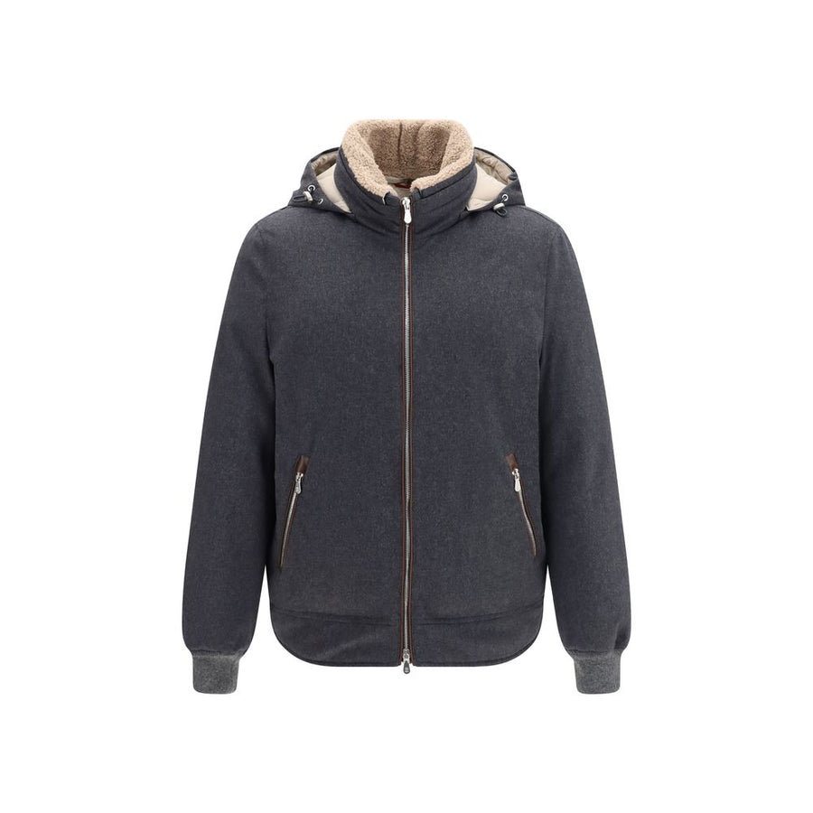 Gray Wool Oves Aries Shell Jacket