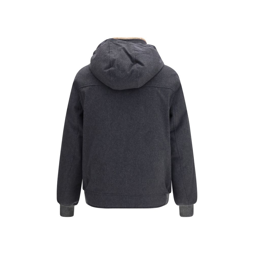 Gray Wool Oves Aries Shell Jacket