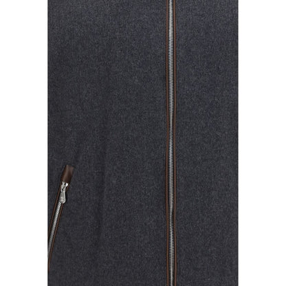 Gray Wool Oves Aries Shell Jacket