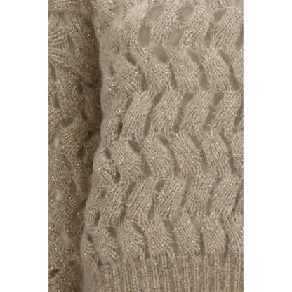 Beige Mohair Sweatshirt