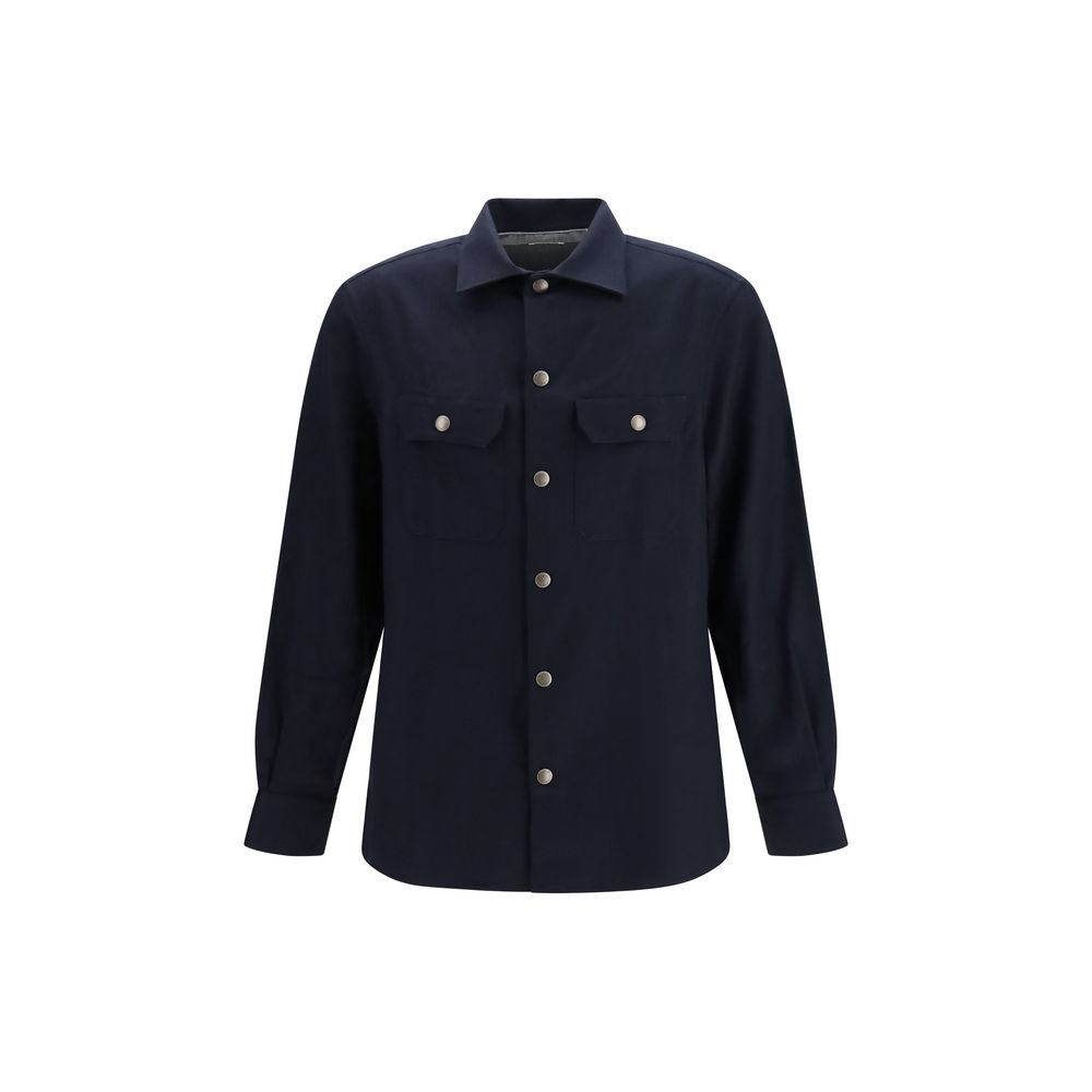 Blue Wool Oves Aries Shirt