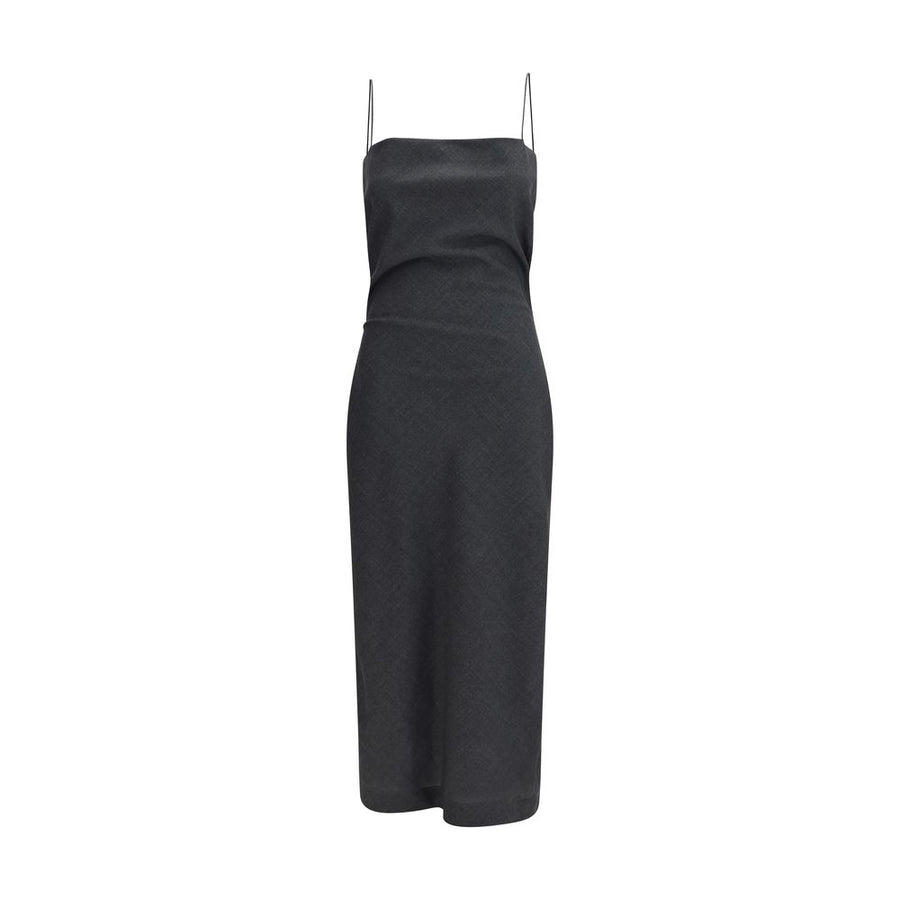 Gray Wool Oves Aries Cocktail Dress