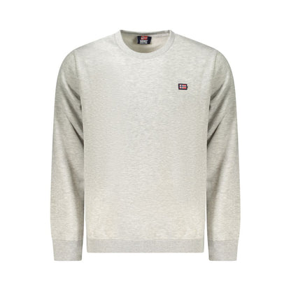 Grigio Cotton Men Sweatshirt