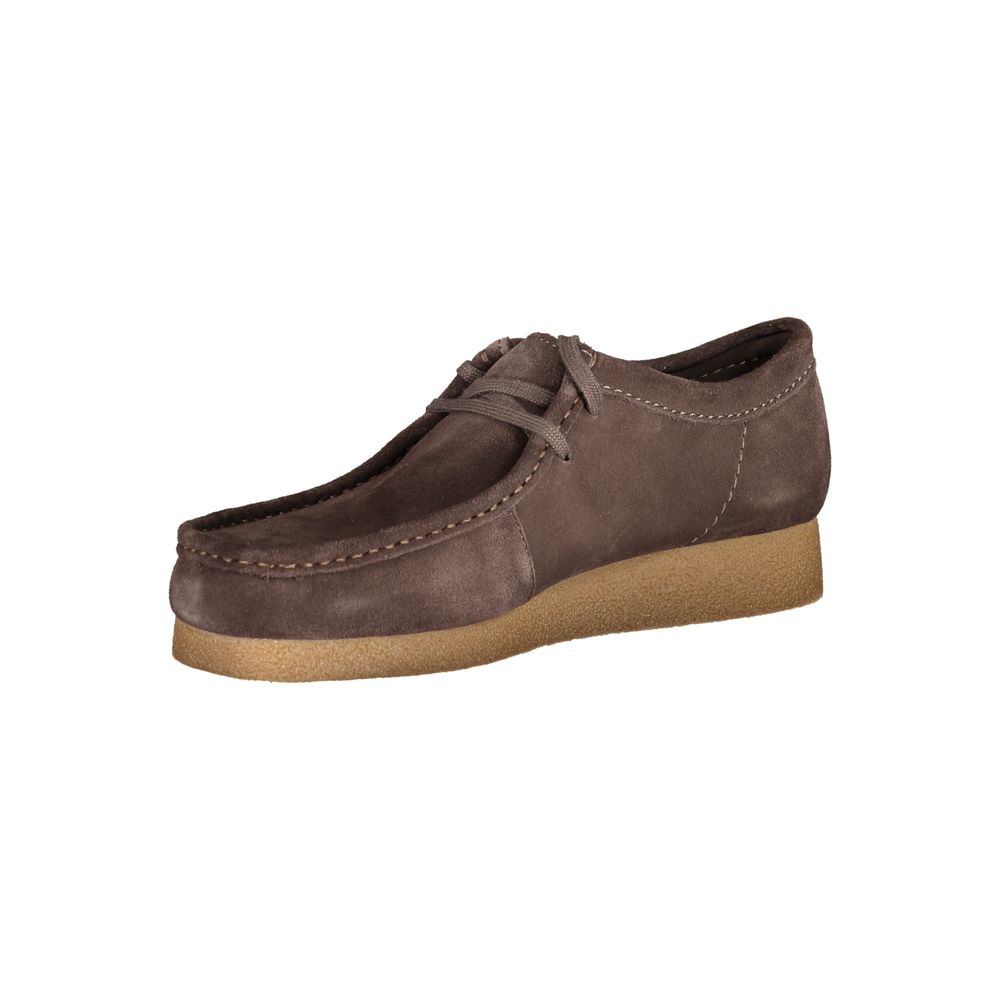 Marrone Leather Men Sneaker