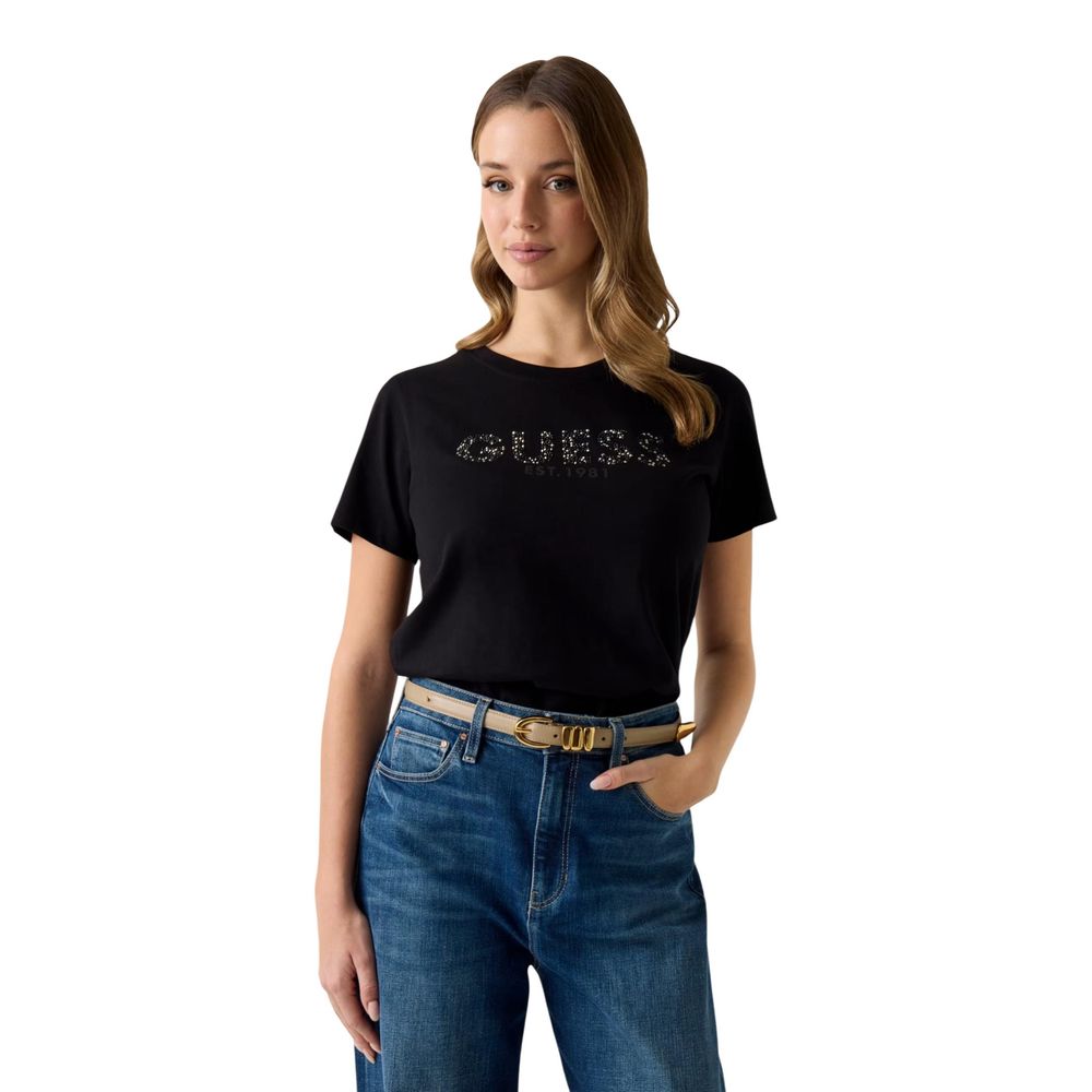 Black Cotton T-Shirt