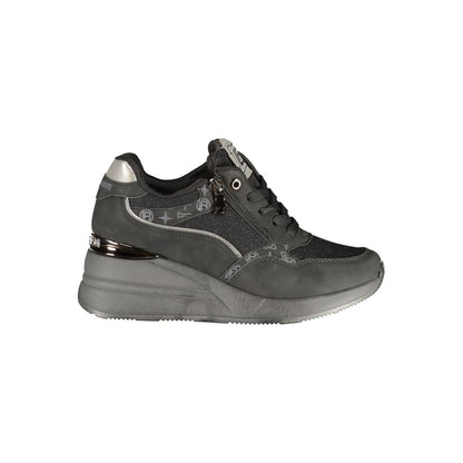 Nero Polyurethane Women's Sneaker