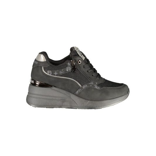 Nero Polyurethane Women's Sneaker