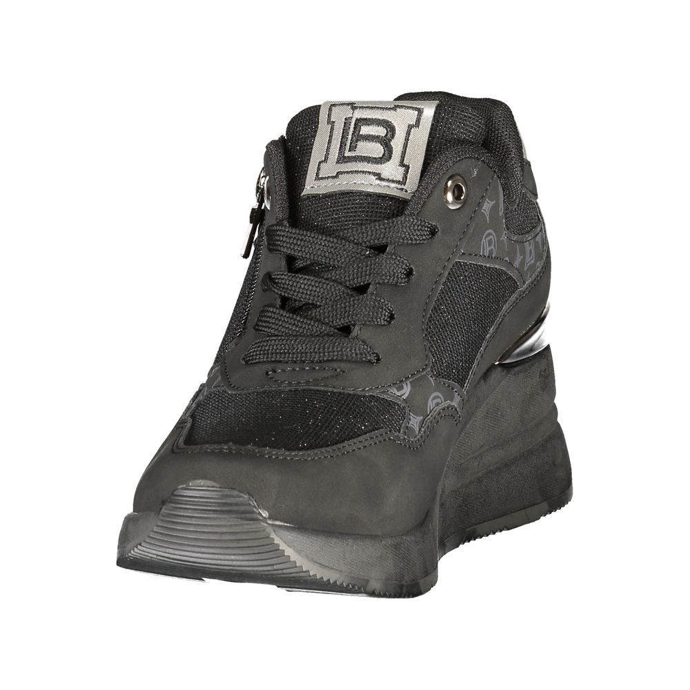 Nero Polyurethane Women's Sneaker