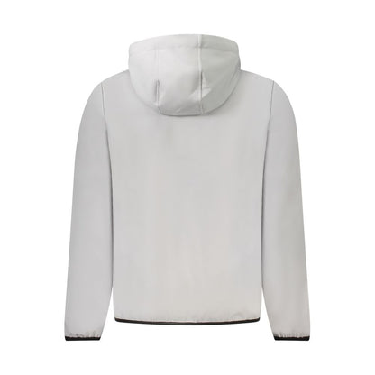 Gray Polyester Men's Jacket