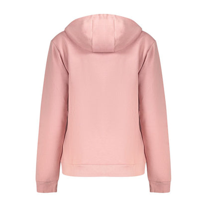 Rosa Cotton Women Sweatshirt with Zip and Pockets