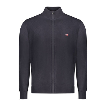 Blu Poliammide Men Cardigan