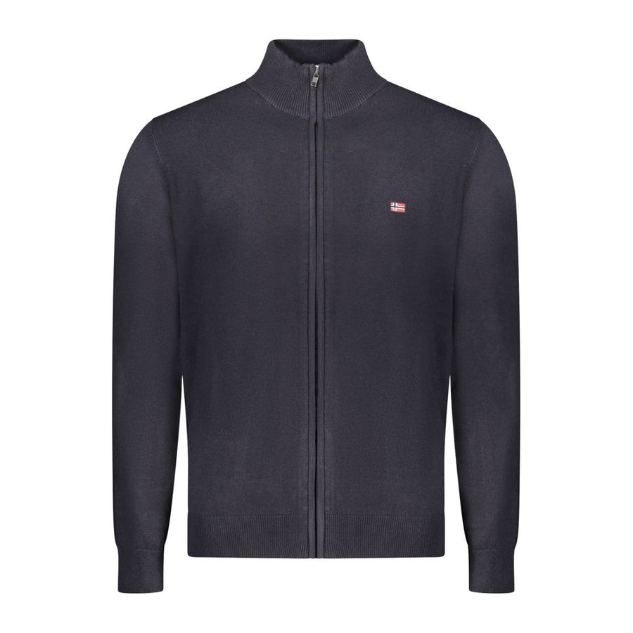 Blu Poliammide Men Cardigan