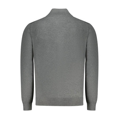 Grigio Polyamide Men Cardigan