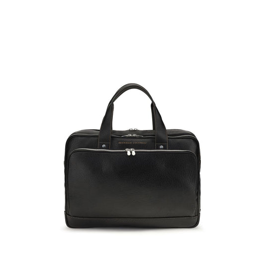 Black Calf Leather Bos Taurus Handbag
