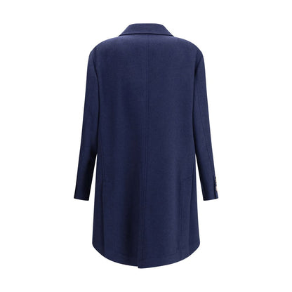 Blue Cashmere Coat
