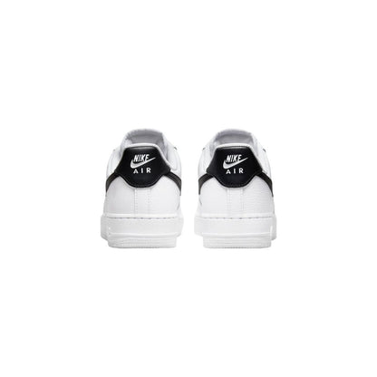 Black And White Leather Low Top Sneakers