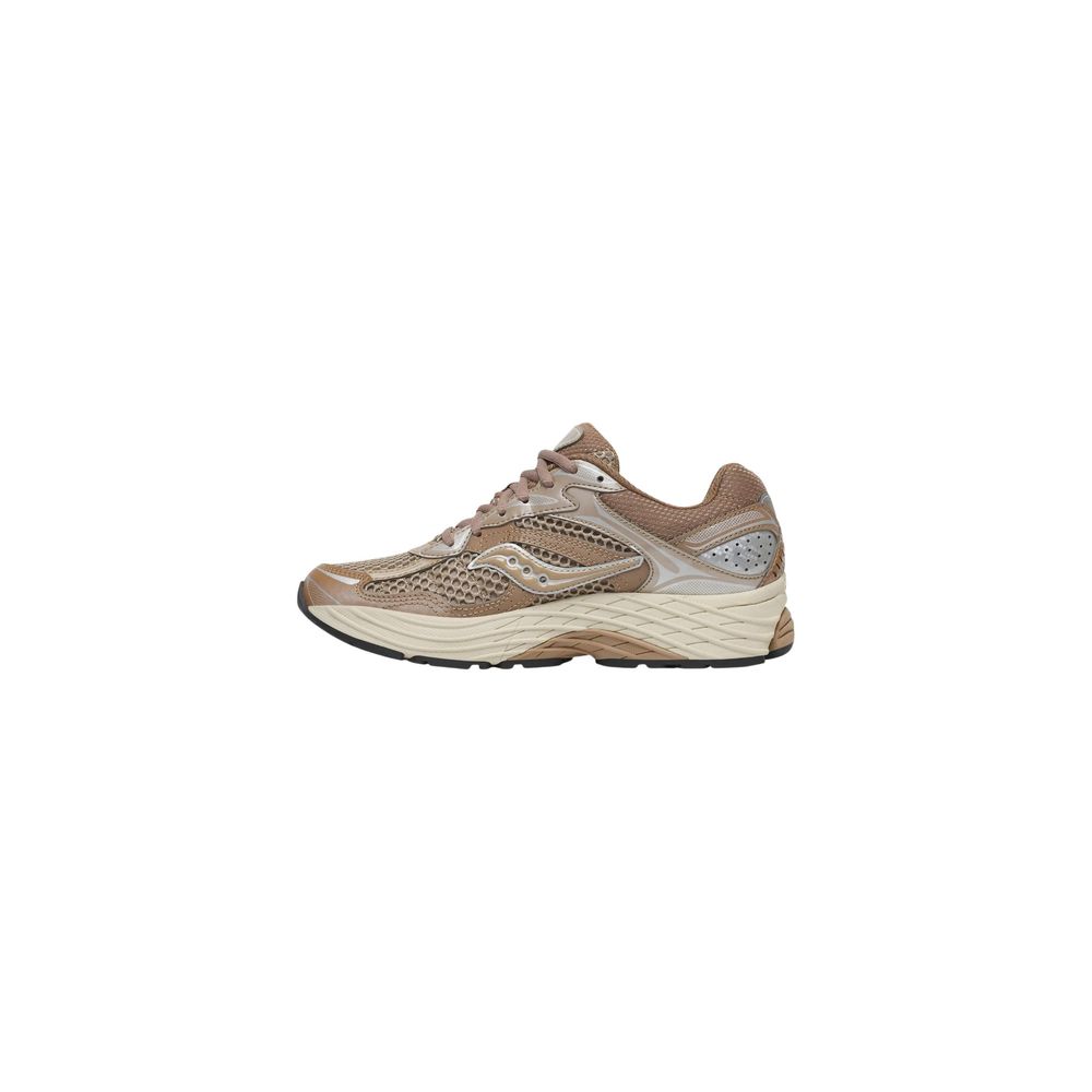 Beige Synthetic Athletic Sneakers
